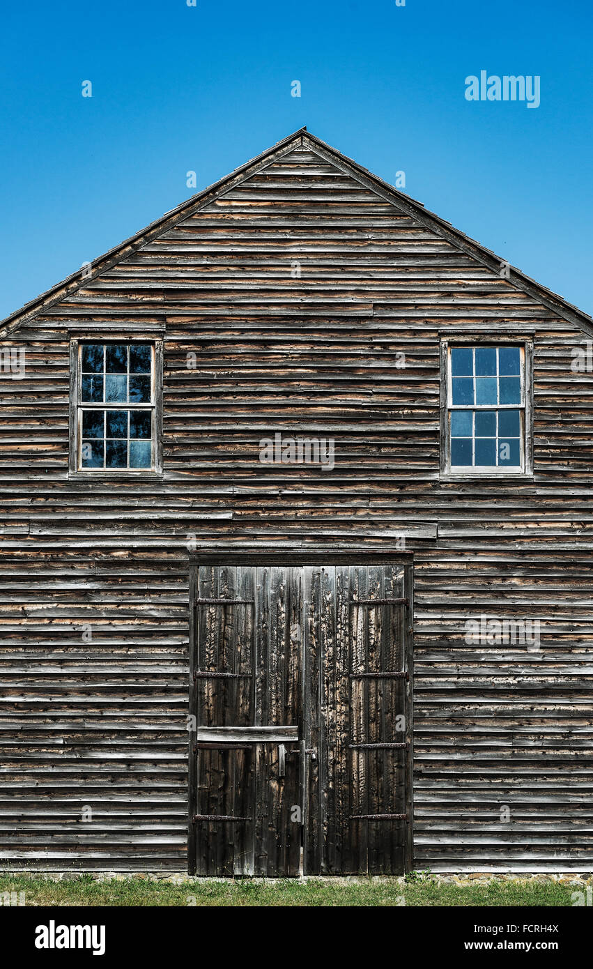 Barn, Historic Batsto Village, Wharton State Park, Pine Barrens, New Jersey, USA Stock Photo