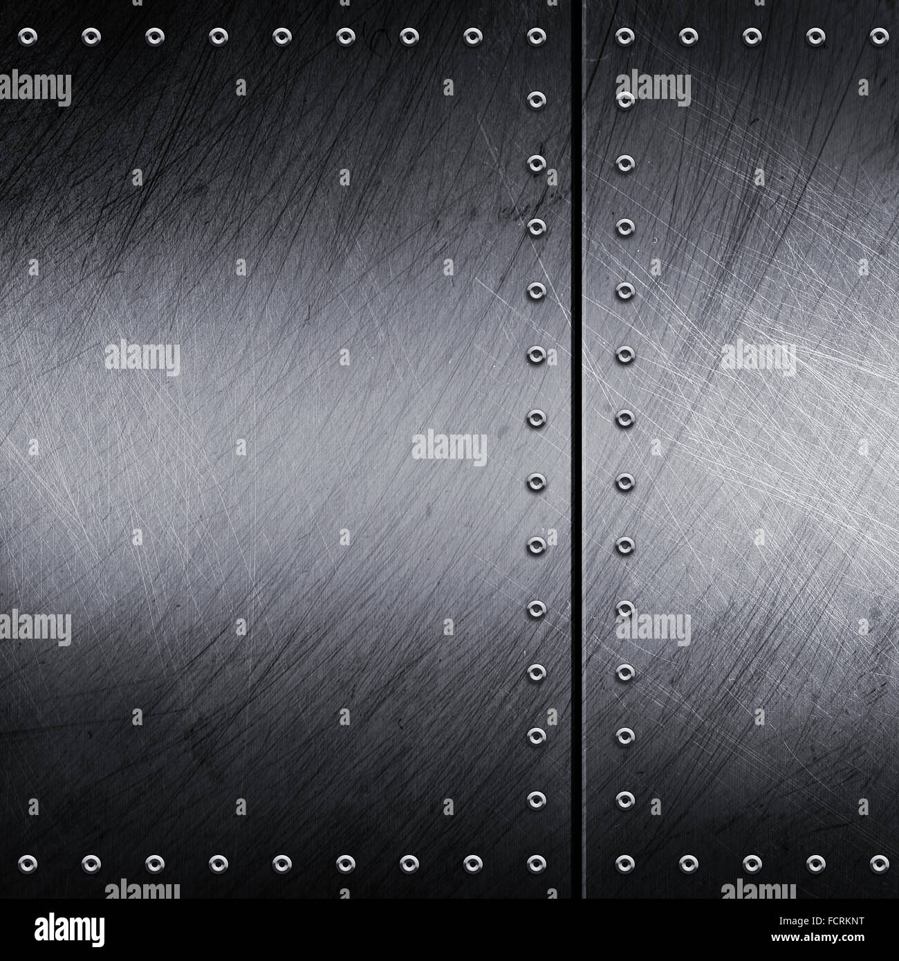 Metal grunge texture with rivets Stock Photo - Alamy