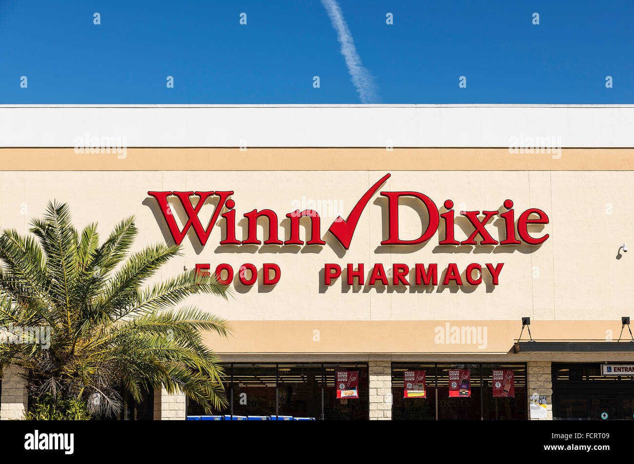 Winn-Dixie Store, Florida USA Stock Photo