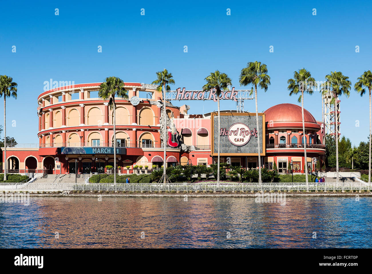 Hard Rock Cafe at Universal Orlando Resort, Orlando, Florida, USA Stock Photo