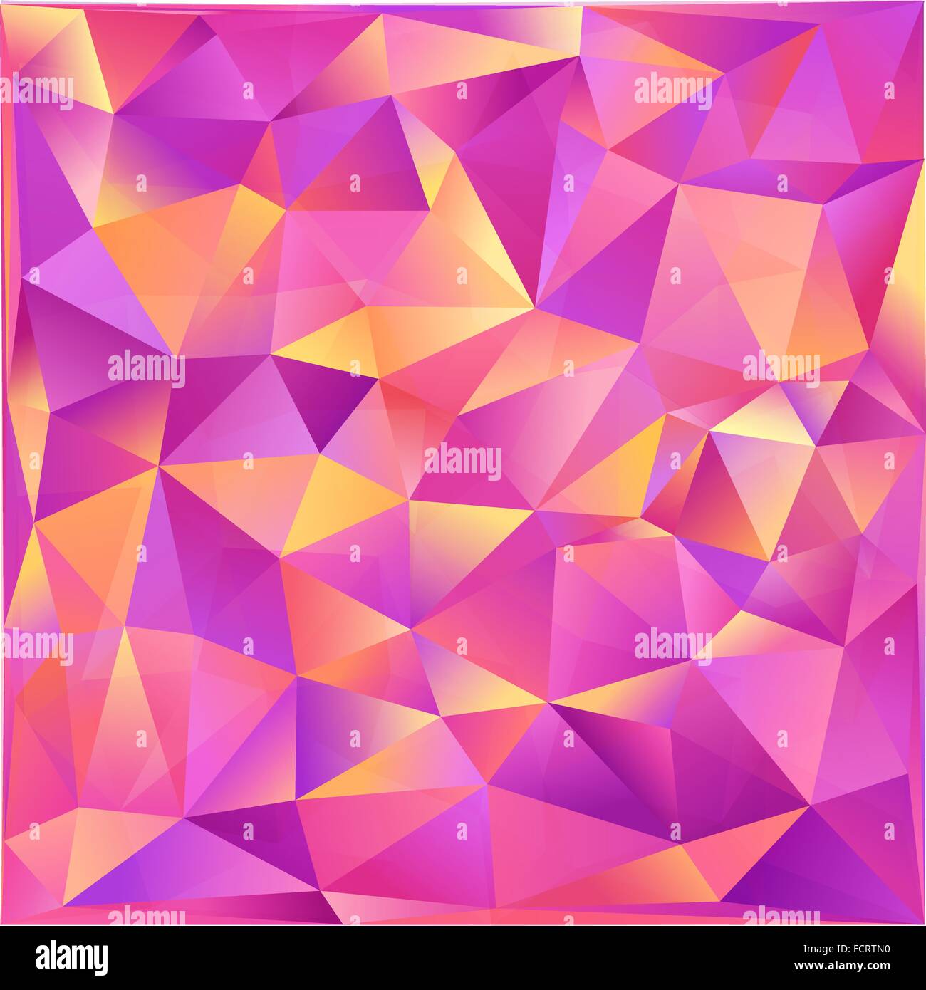 Pink and orange triangles abstract background Stock Vector Image & Art ...