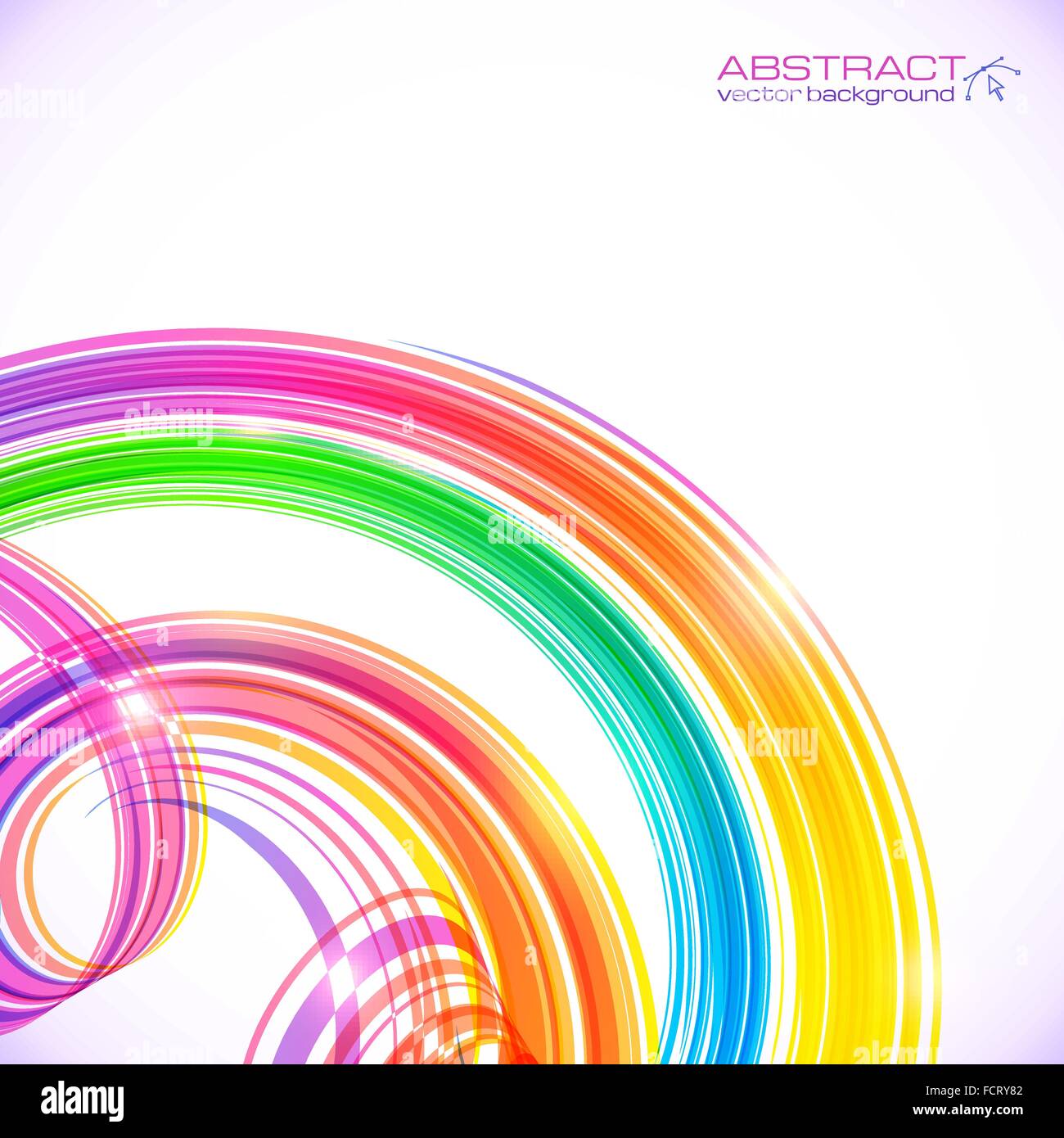 Rainbow colors abstract shining spirals background Stock Vector Image ...