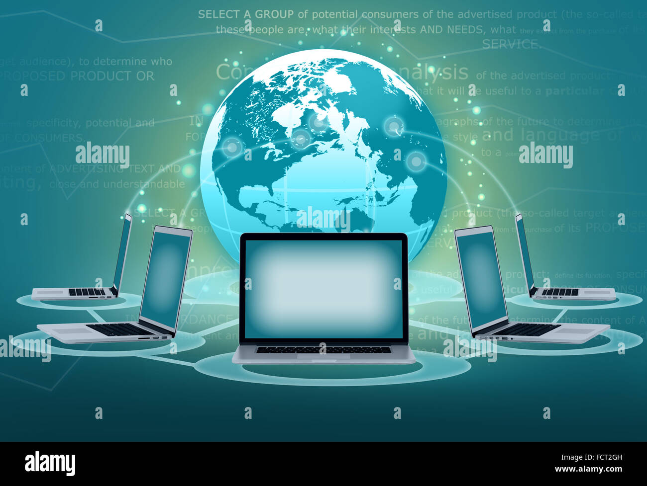 Electronic communications groups Laptop Stock Photo Alamy