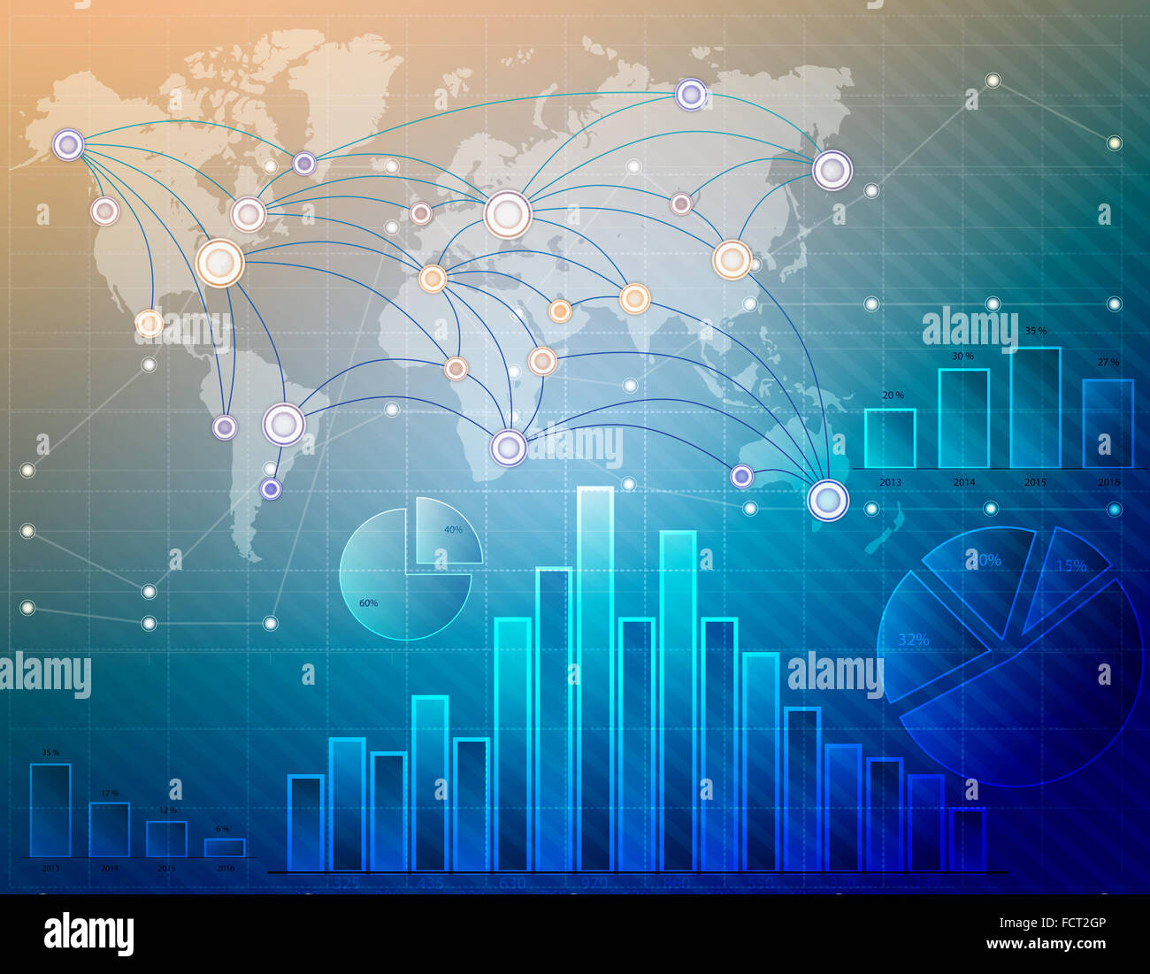 Stock market graph background hi-res stock photography and images - Alamy