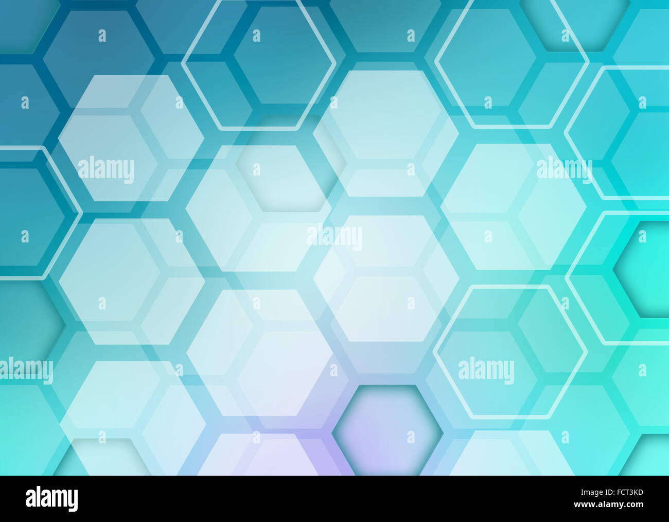 Abstract blue background with shape hexagons Stock Photo - Alamy