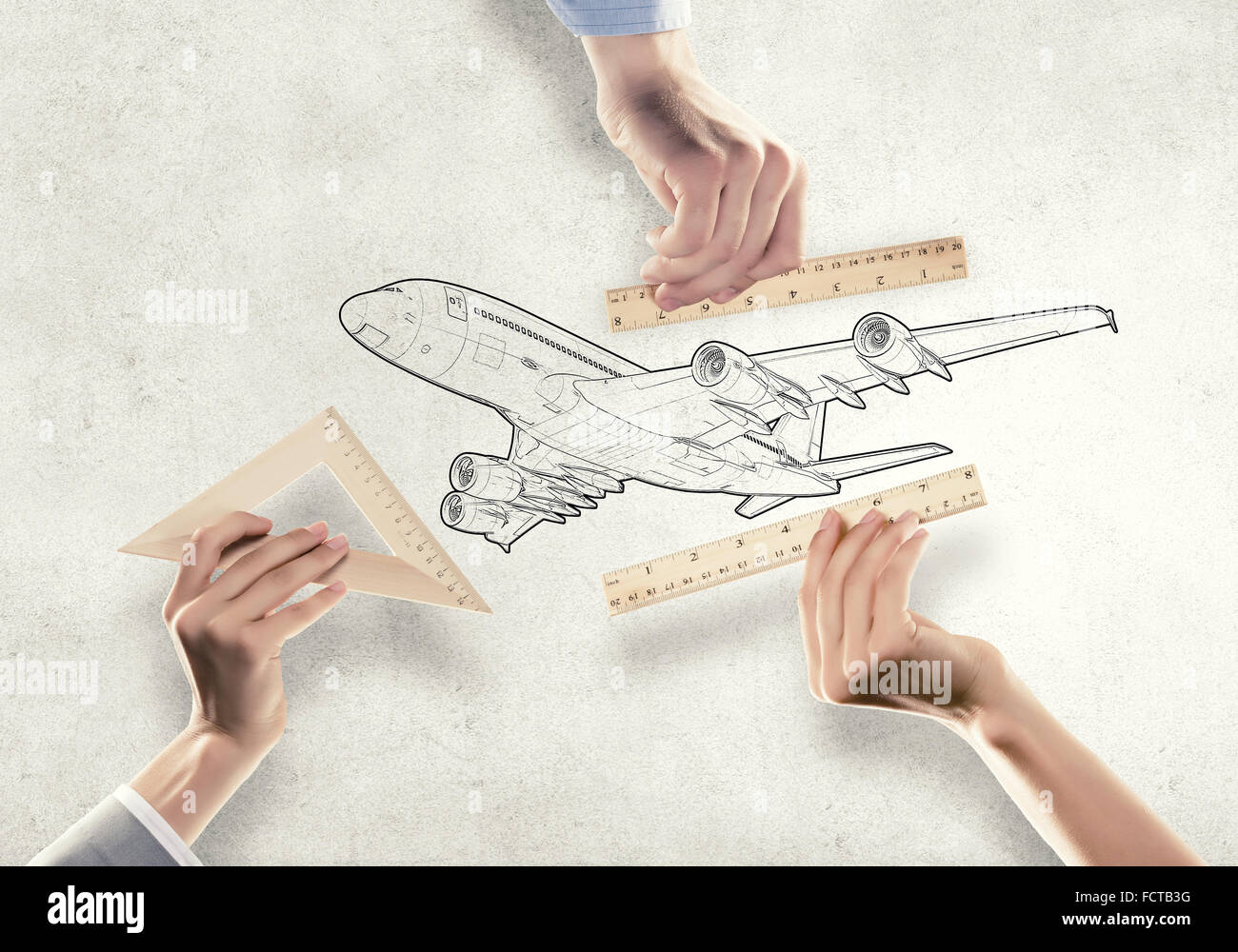 Measuring hand palm with ruler hi-res stock photography and images - Alamy