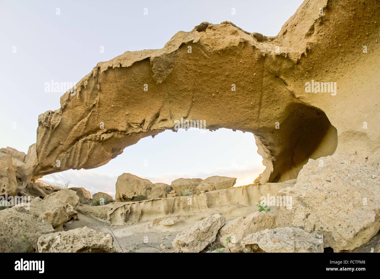 Natural Arch in the Desert Stock Photo - Alamy