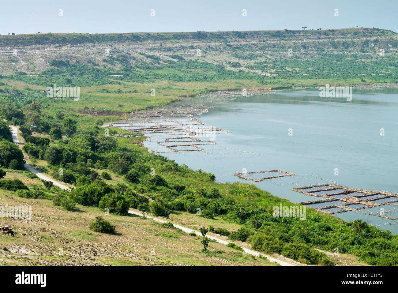 Crater lake queen elizabeth national park hires stock photography and