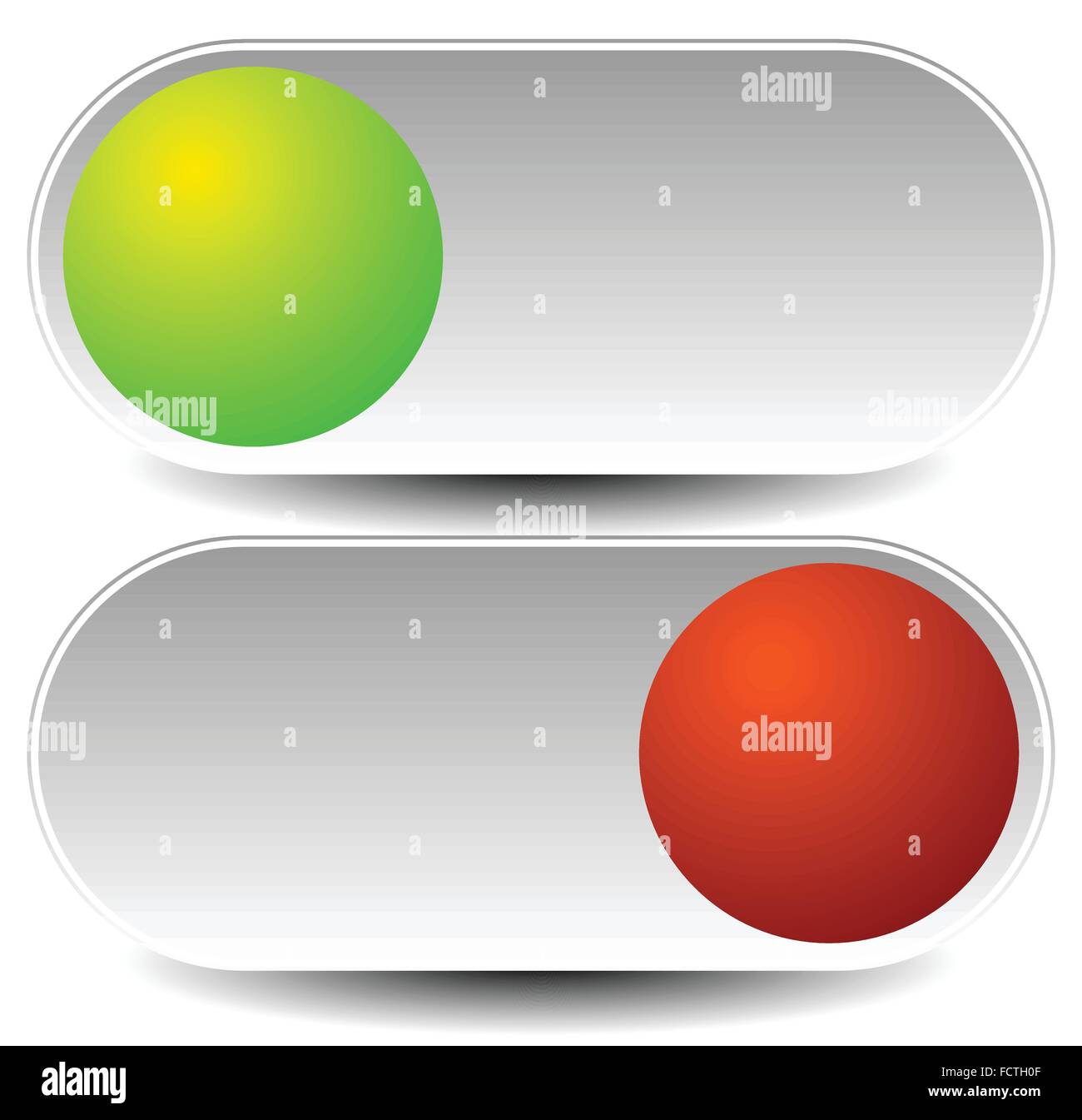 On, off buttons, power switches. Vector illustration Stock Vector Image ...