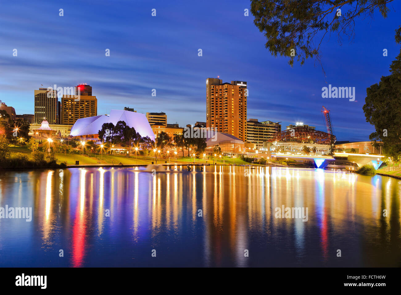 Adelaide city downtown australia hires stock photography and images