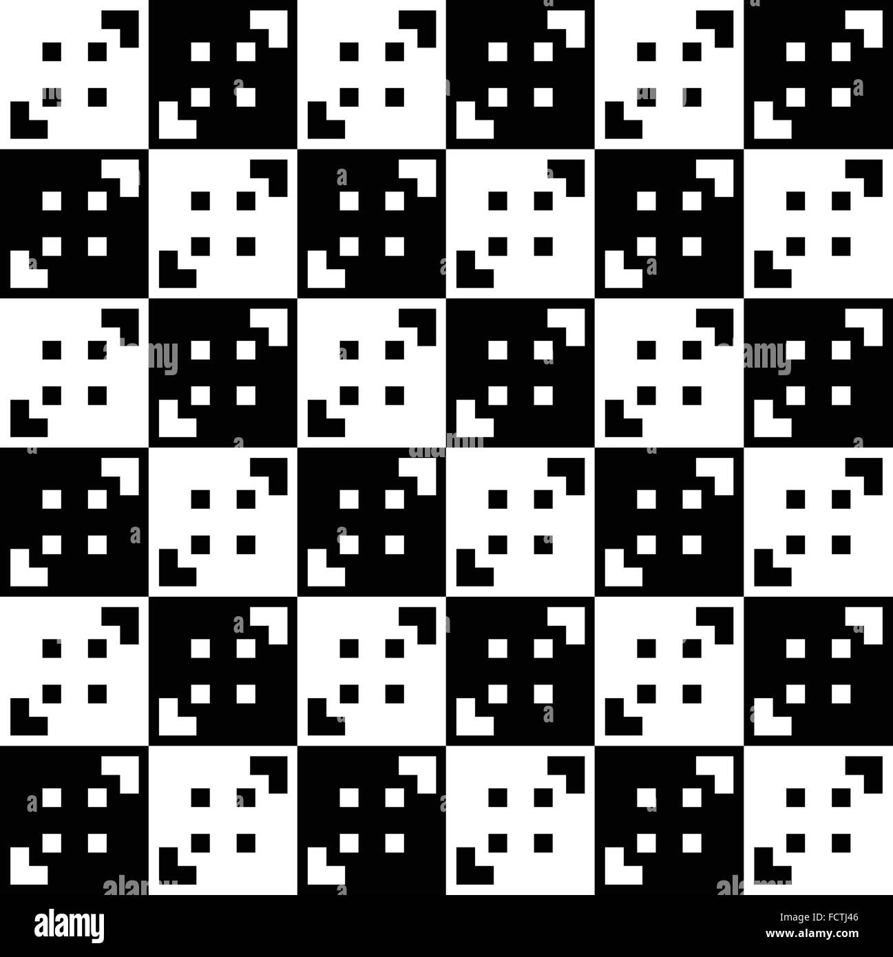 Monocolor Pattern Seamless monochromatic pattern. Repeatable background. Vector Stock ...