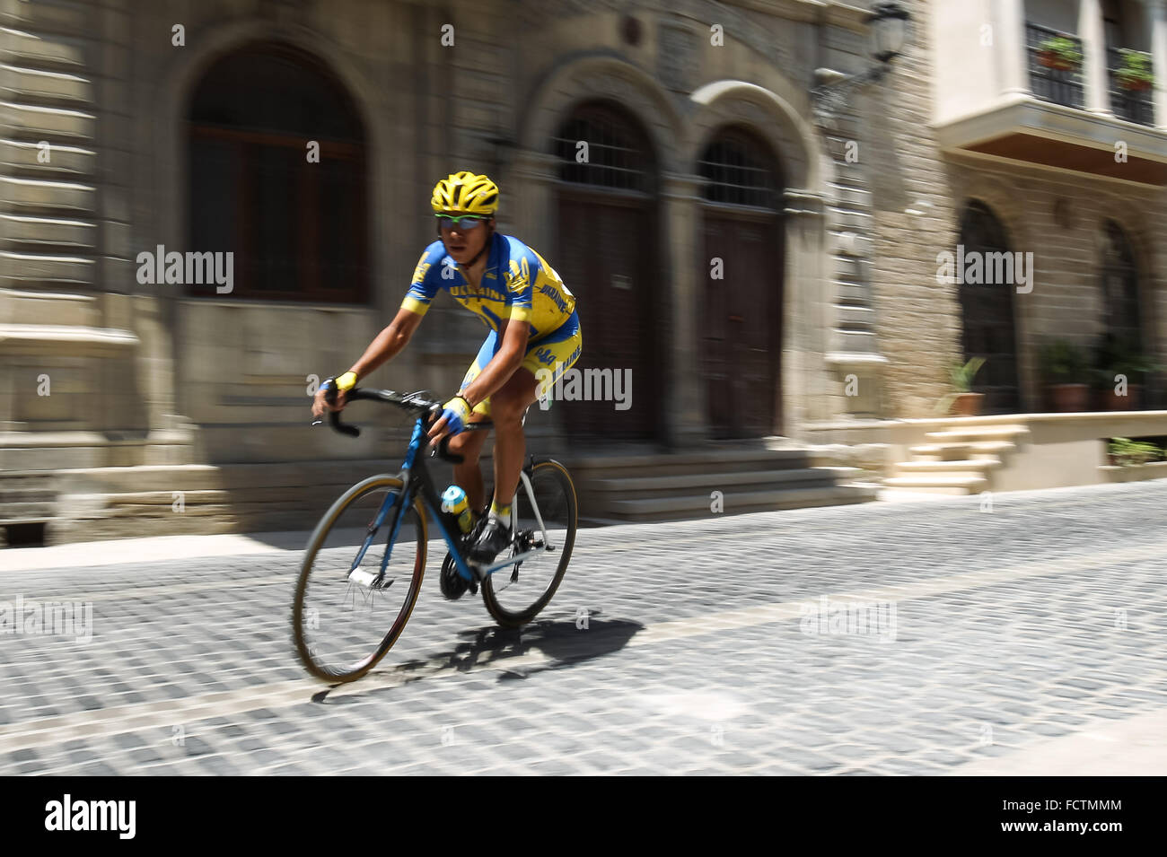Men's Road Race Cycling. Old Town. Baku2015. 1st European Games. Baku. Azerbaijan. 21/06/2015 Stock Photo