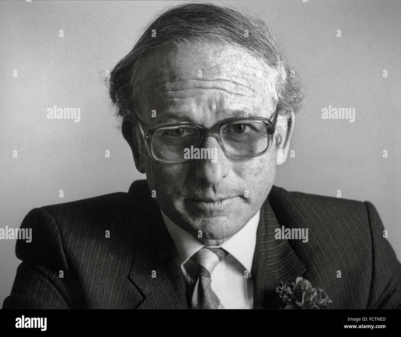 Greville Ewan Janner, Baron Janner of Braunstone, QC was a British politician, barrister and writer. Stock Photo
