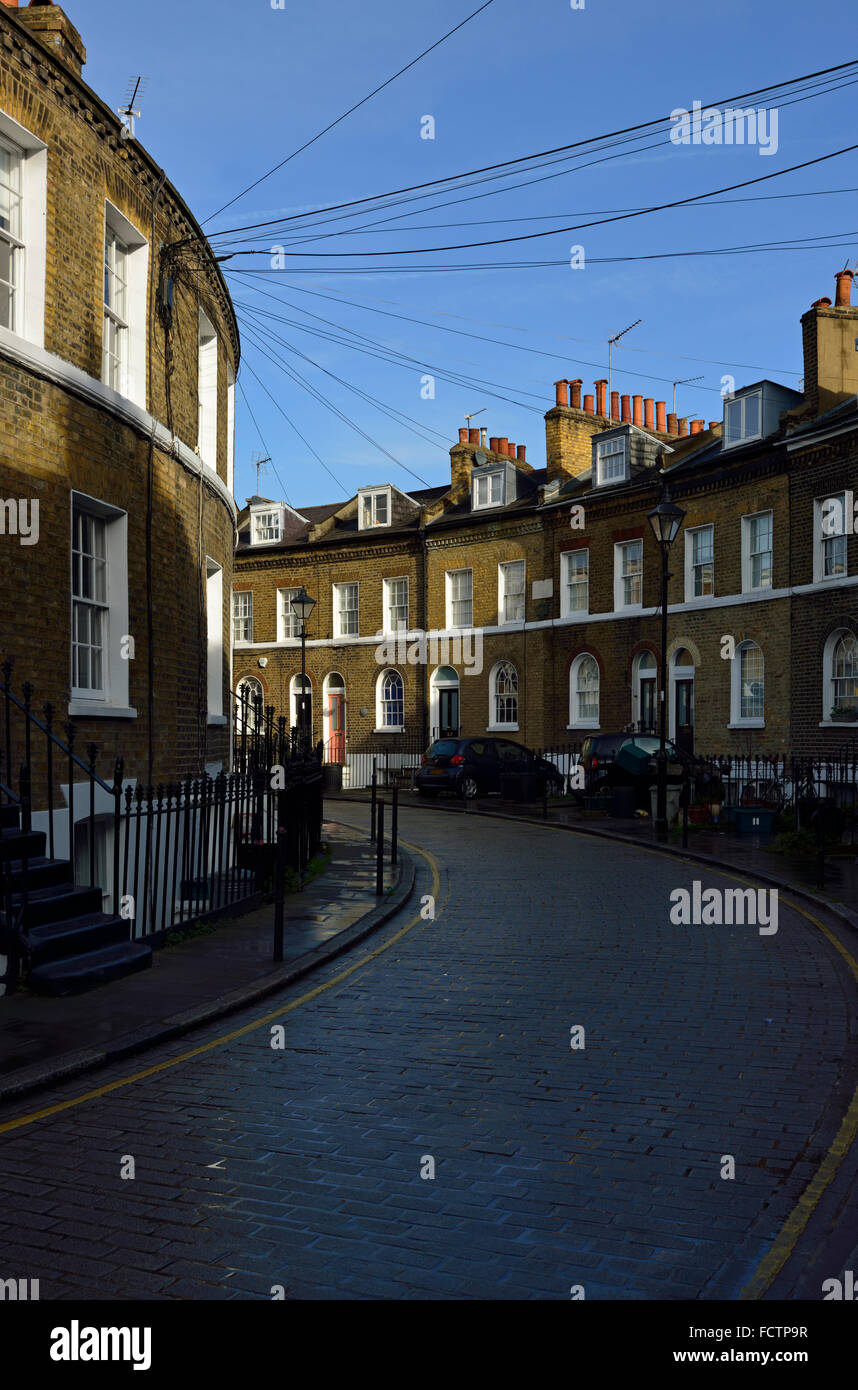 Keystone Crescent, King's Cross, Islington, London NW1, United Kingdom Stock Photo