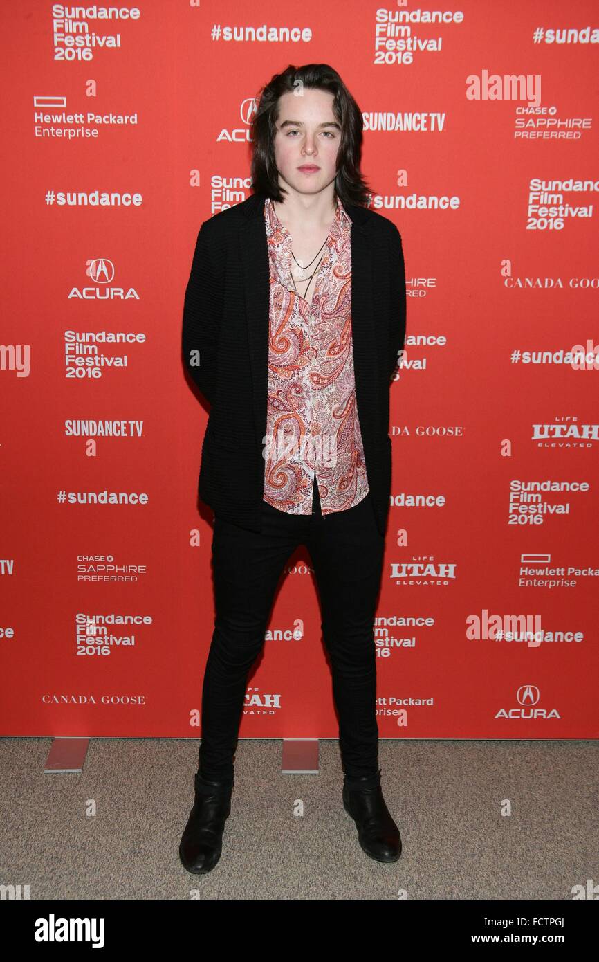 Park City, UT, USA. 24th Jan, 2016. Ferdia Walsh Peelo at arrivals for