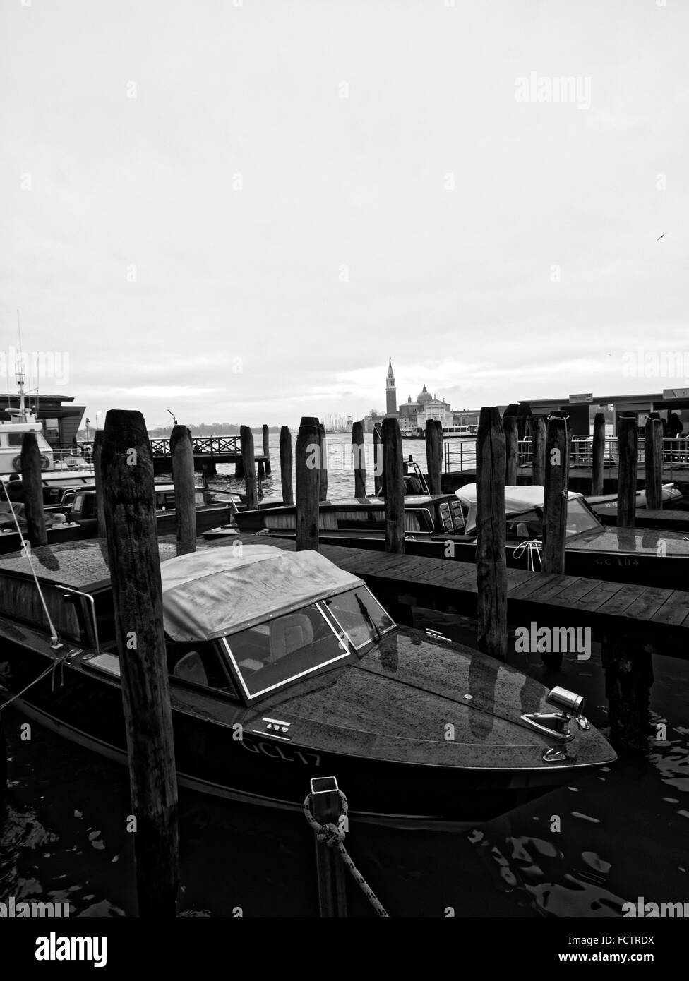 Water taxi, Venice, Italy Stock Photo