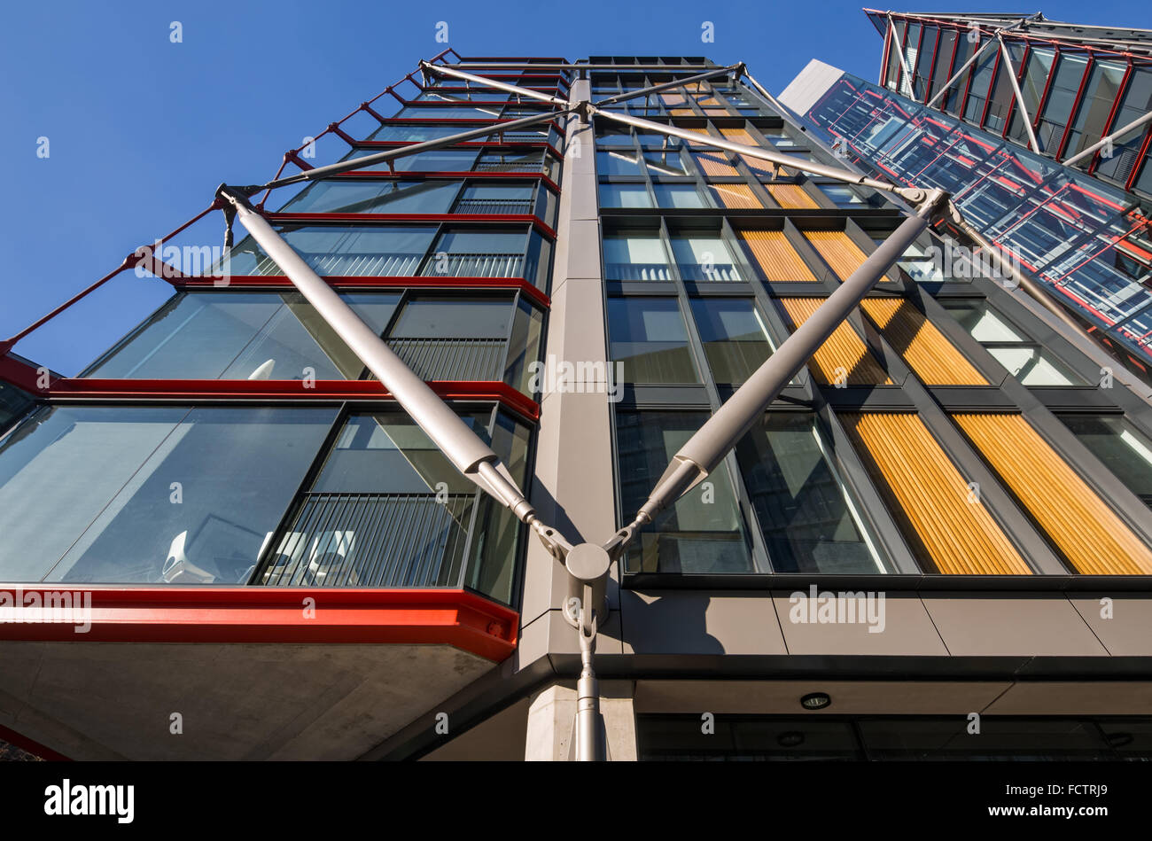 Neo Bankside Apartments designed by Rogers Stirk Harbour + Partners and shortlisted for the RIBA Stirling Prize for Architecture Stock Photo