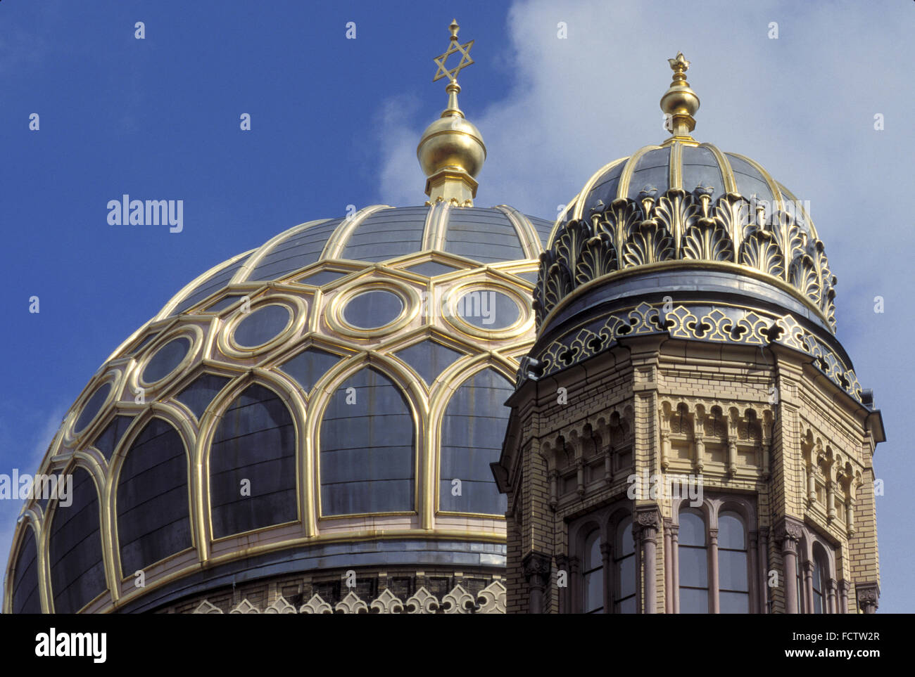 DEU, Germany, Berlin, the synagogue at the Oranienburger street.  DEU, Deutschland, Berlin, die Synagoge in der Oranienburger St Stock Photo