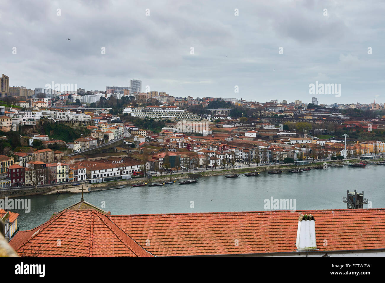 Douro River in Porto, Portugal, Europe Stock Photo