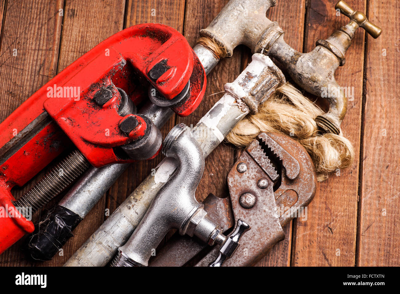Plumbing tools hires stock photography and images Alamy