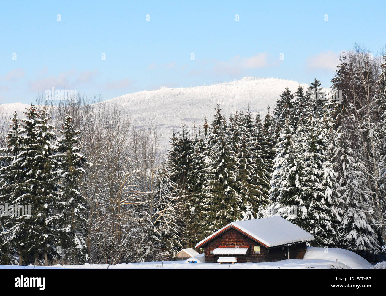 Kiesruck in winter Stock Photo Alamy