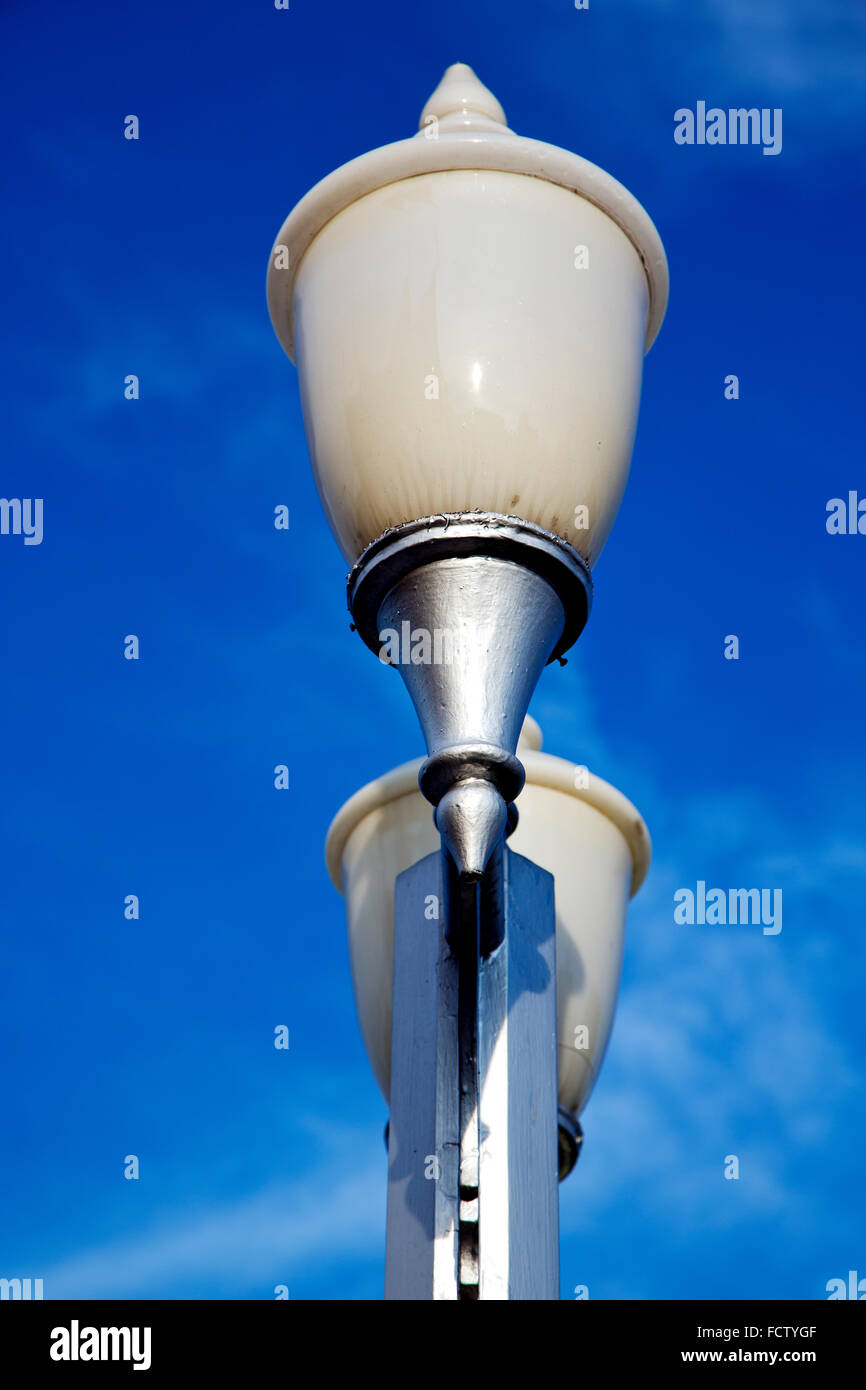 bangkok thailand street lamp in the sky palaces temple abstract sunny ...
