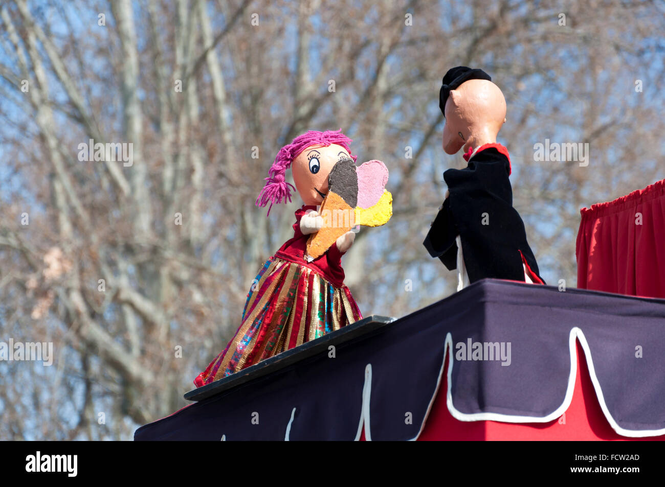 Puppets at Retiro Park, Madrid, Spain Stock Photo Alamy