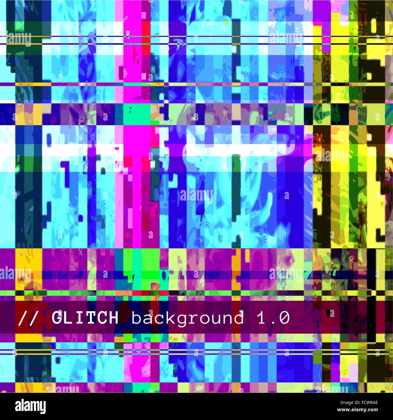 Glitch Background - Stock Motion Graphics