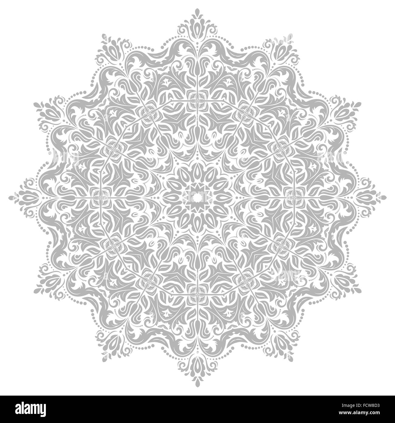 Damask Oriental Pattern Stock Photo Alamy