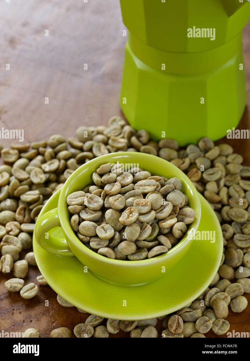 green coffee beans, antioxidant and healthy food Stock Photo Alamy