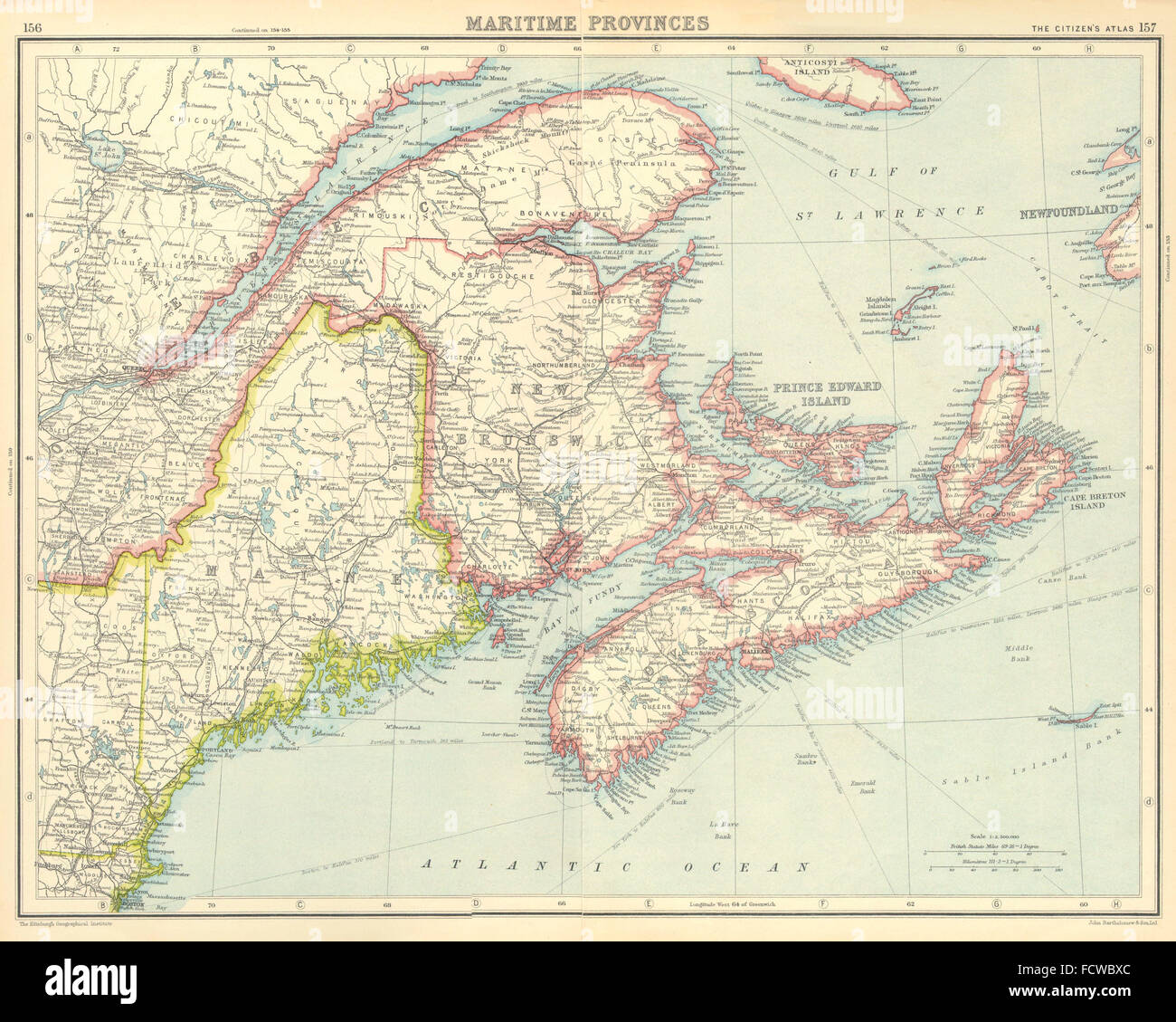 Map of canada provinces hi-res stock photography and images - Alamy