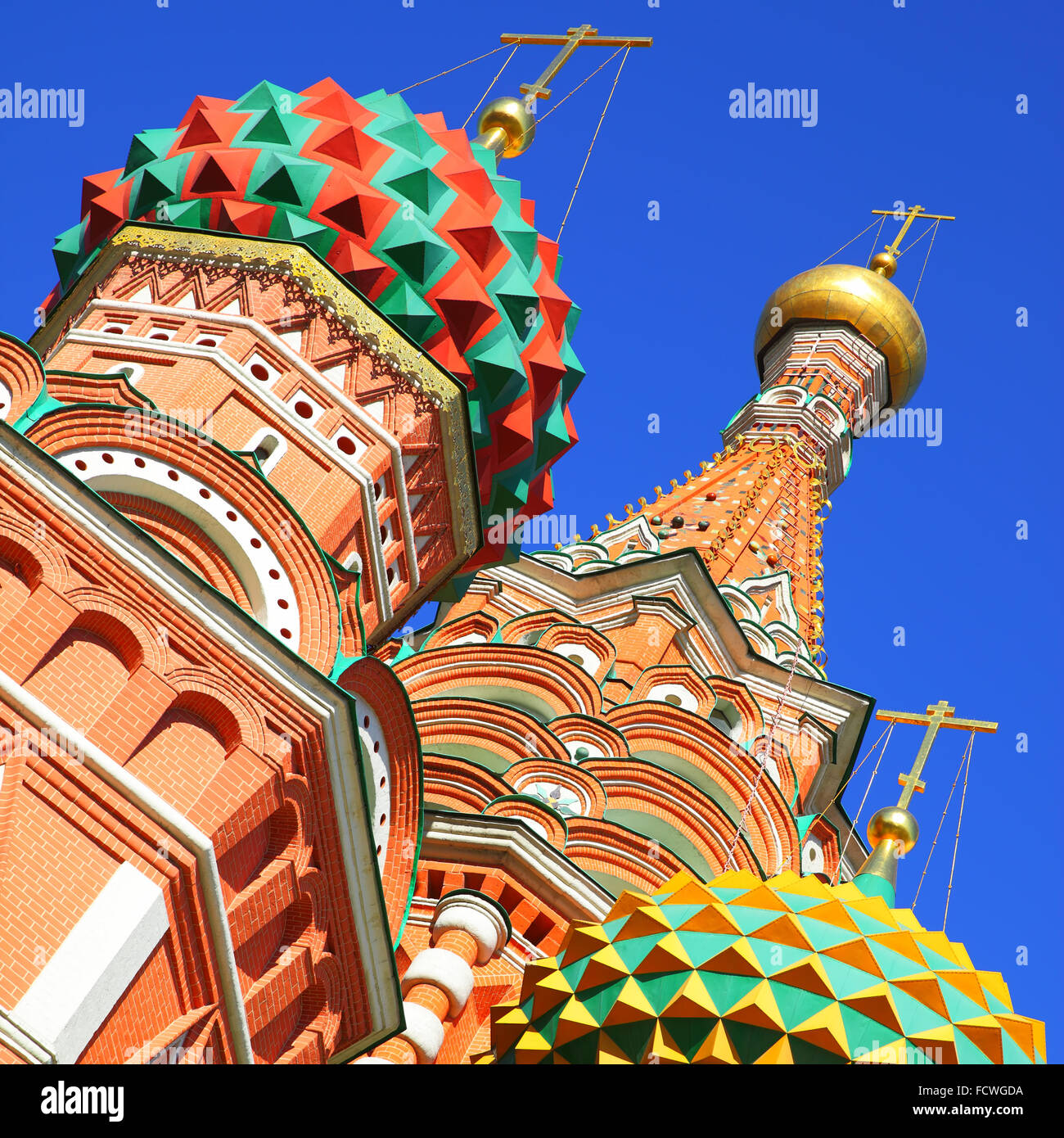 Close up domes st basils cathedral hi-res stock photography and images ...