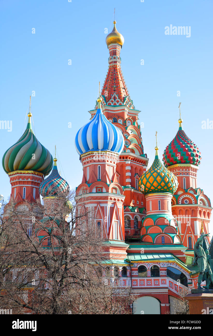 Closeup st basil cathedral hi-res stock photography and images - Alamy