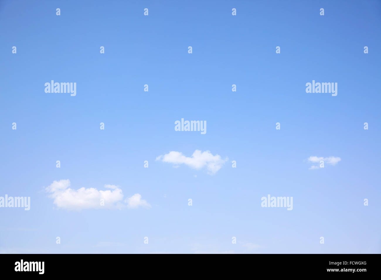 Almost cloudless sky, may be used as background Stock Photo