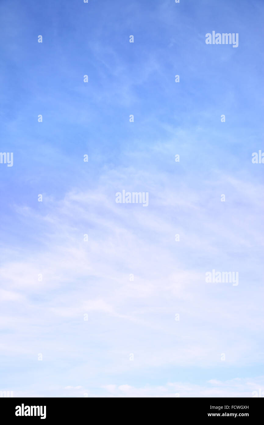 Light blue sky, may be used as background Stock Photo