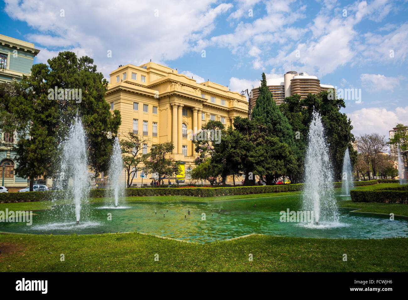 Praça da Liberdade, Freedom Square, Belo Horizonte, Minas Gerais, Brazil Stock Photo