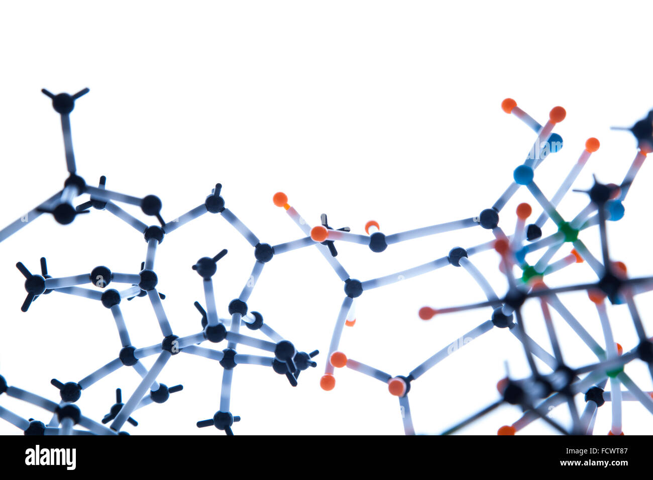 Abstract molecular structure Stock Photo - Alamy