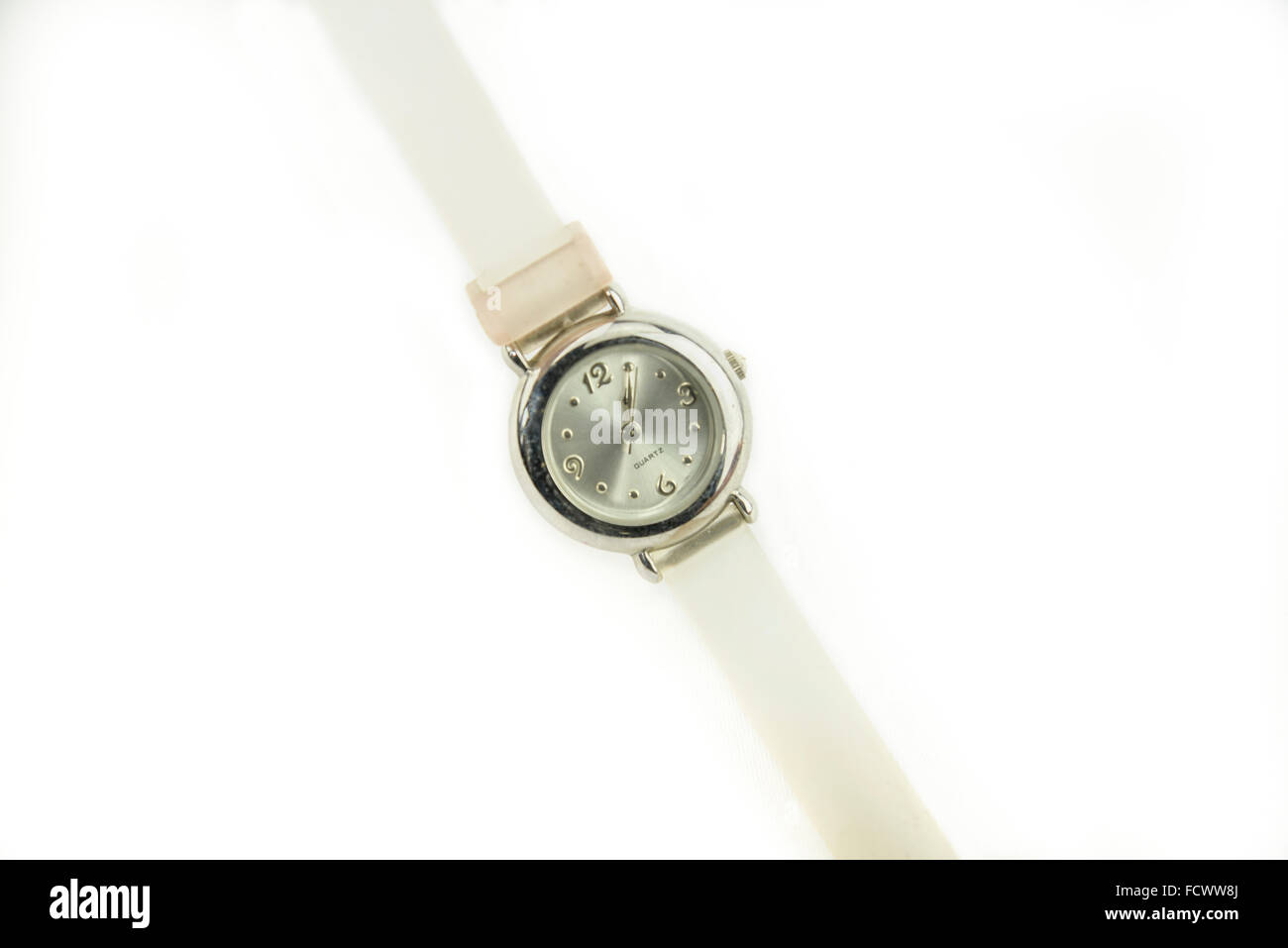 Nice women's watch isolated on white background Stock Photo Alamy