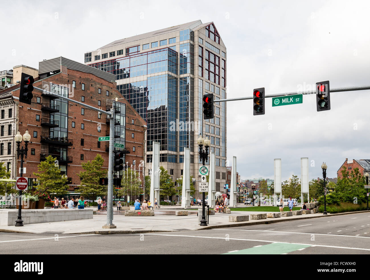 Martin Luther King Street in Boston Stock Photo Alamy