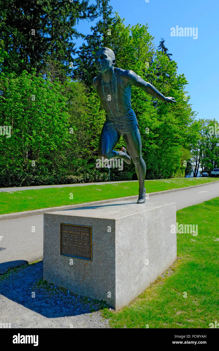Harry winston statue stanley park hi-res stock photography and images ...