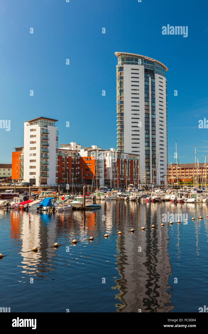 SWANSEA MARINA, SWANSEA, WALES, U.K Stock Photo Alamy