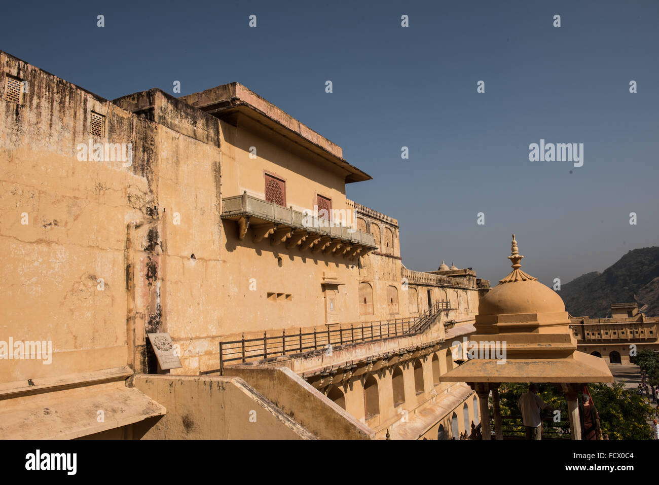 Amber Fort on a Sunny Day Stock Photo