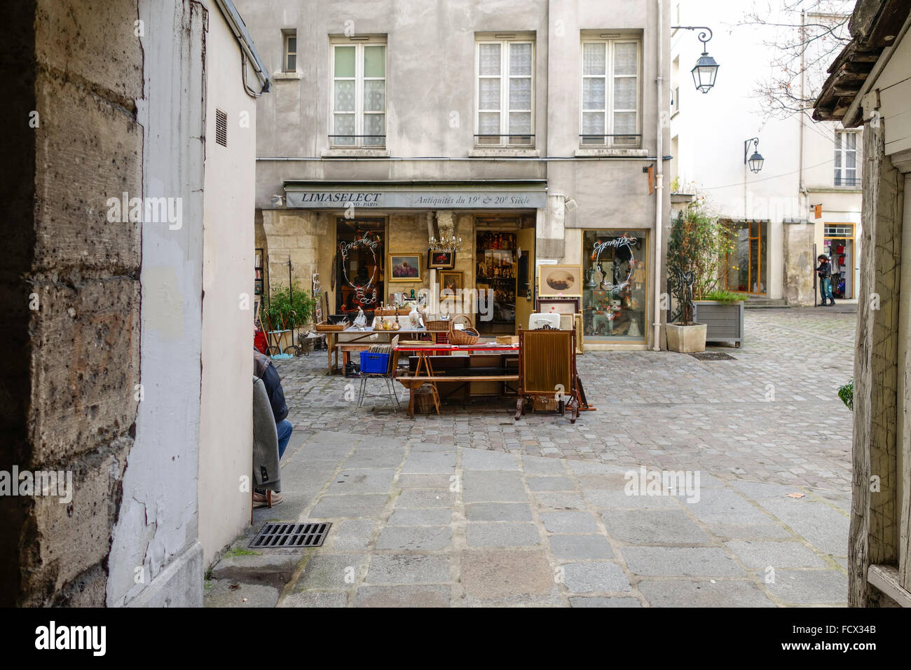 Village St Paul, Hidden Antiques Village of the Marais, Paris, France
