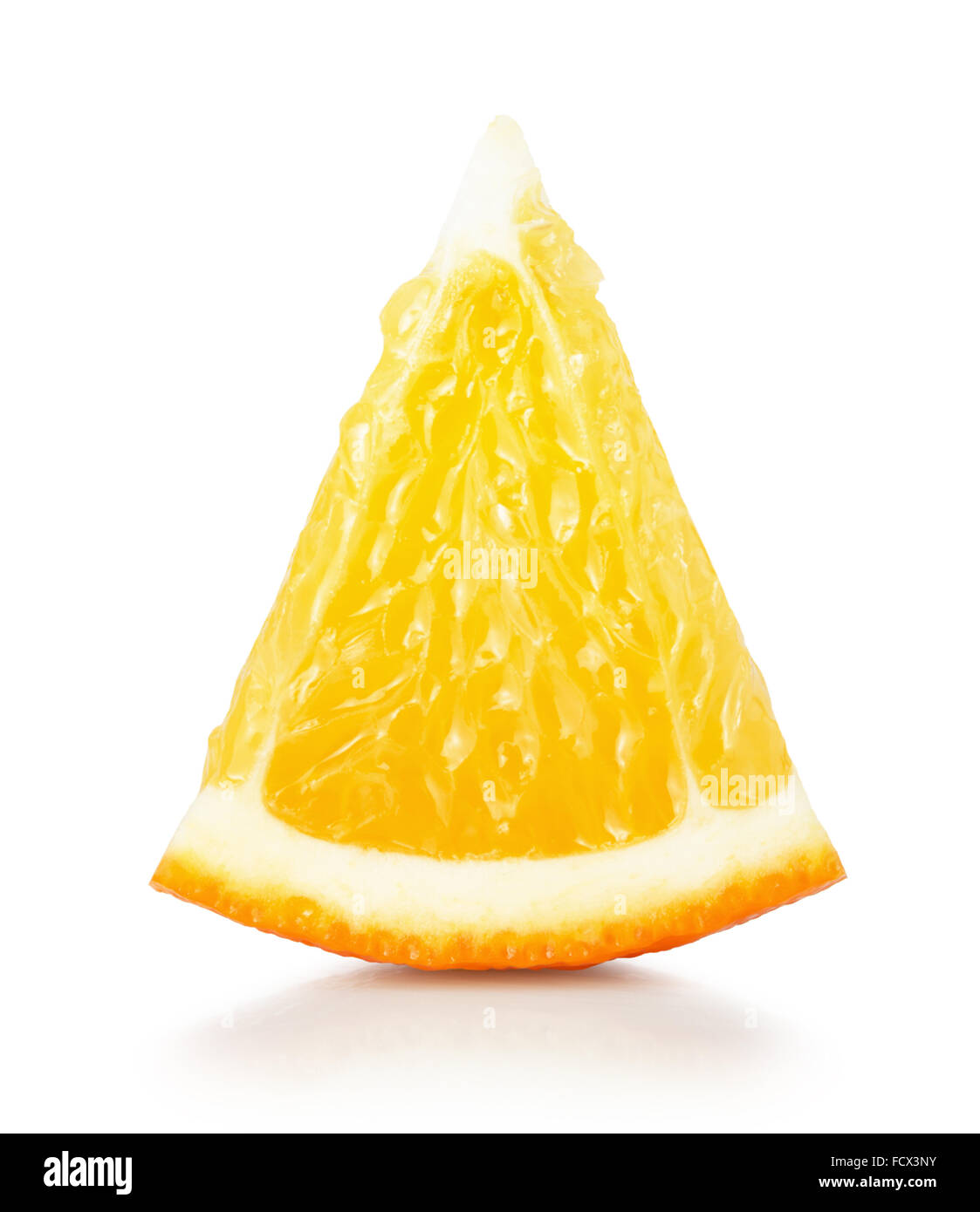 orange slice isolated on the white background Stock Photo - Alamy