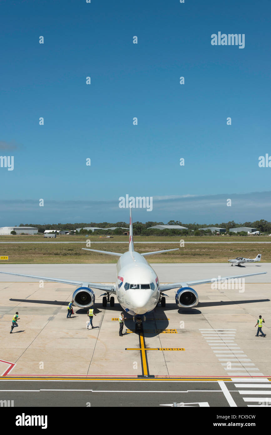 Comair Boeing 737 aircraft at Port Elizabeth International Airport