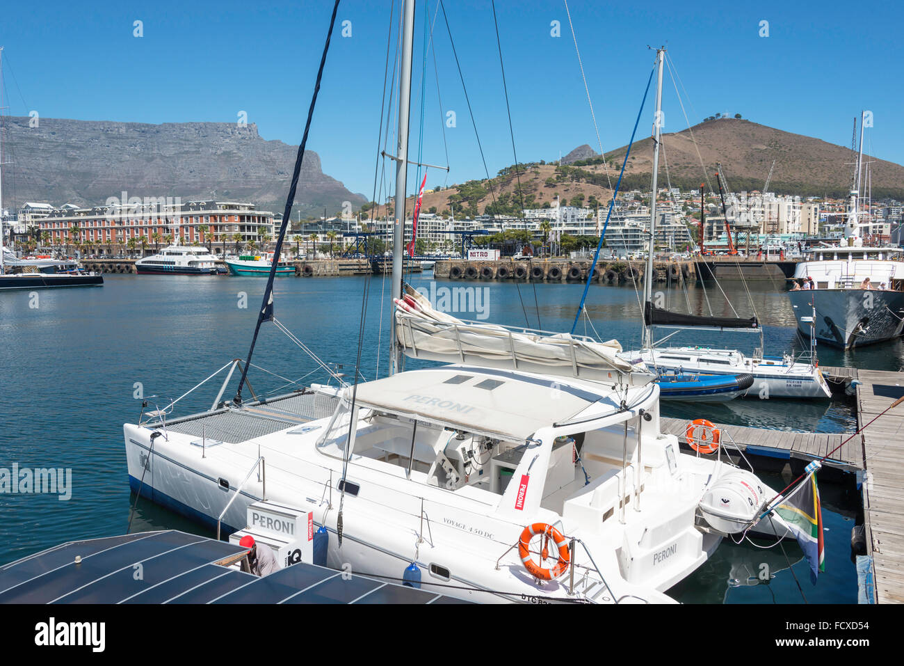 Alfred Basin, Victoria & Albert Waterfront, Cape Town, Western Cape Province, Republic of South Africa Stock Photo