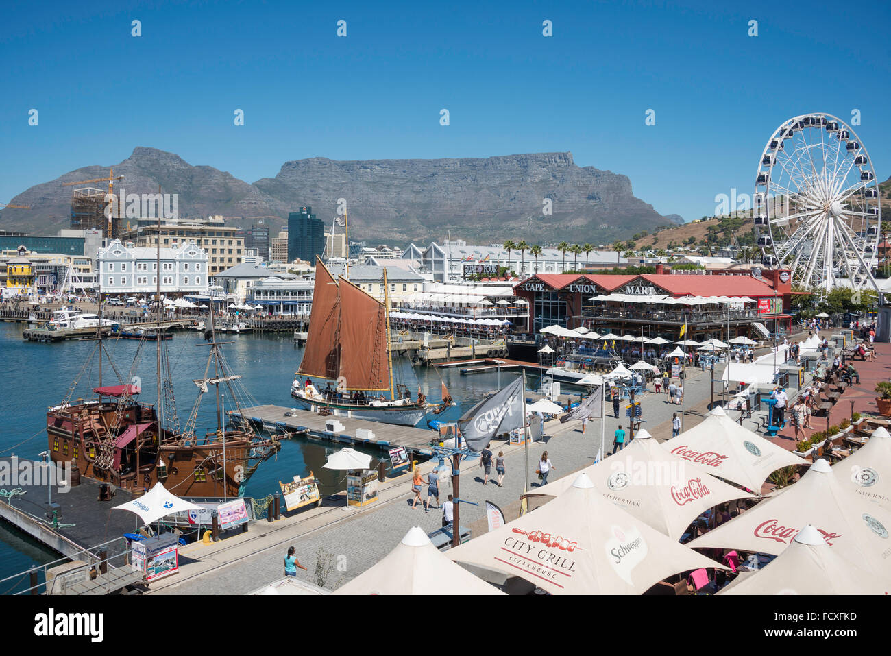 Excursion boats in harbour, Victoria & Albert Waterfront, Cape Town