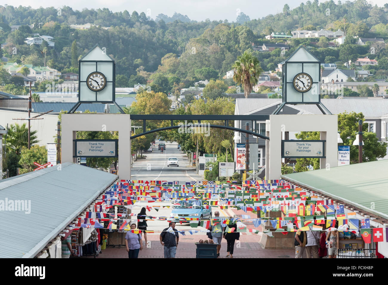 Town view from Knysna Quays Marina Waterfront, Knysna, Eden District