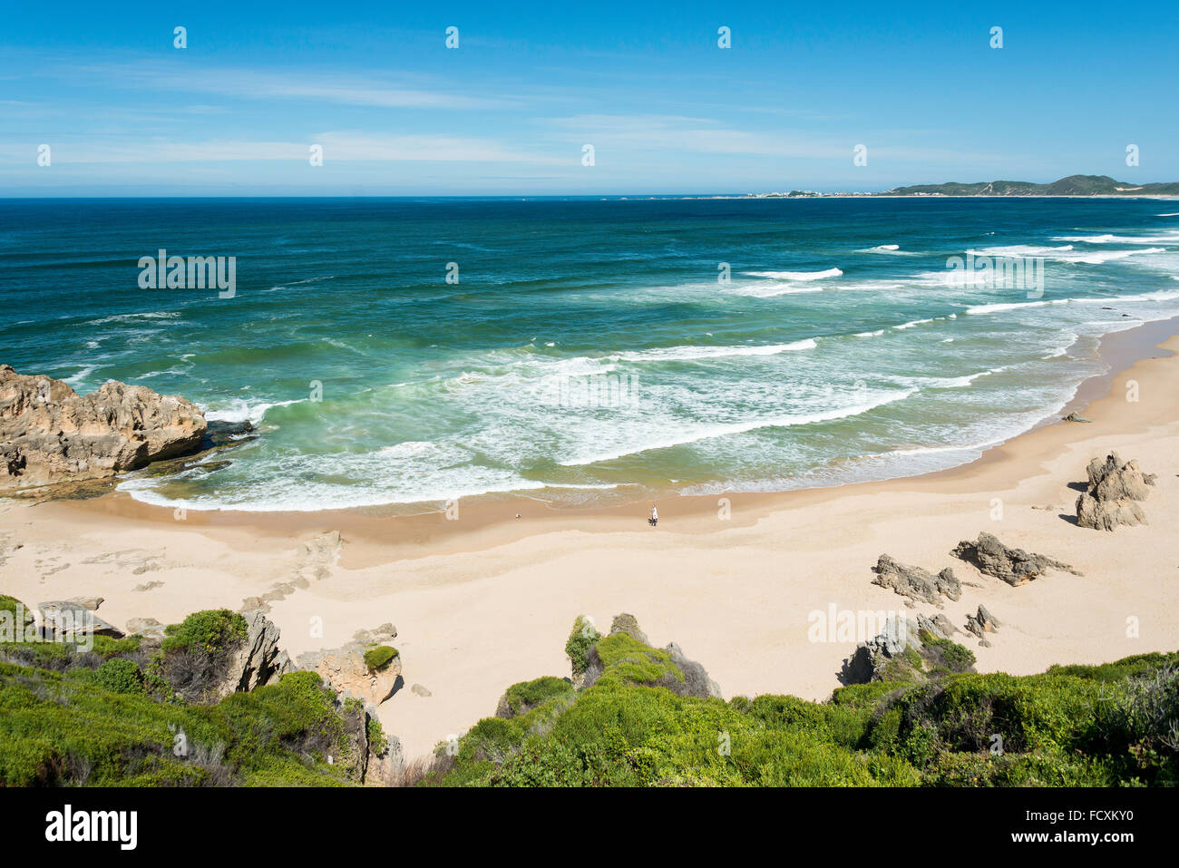 Beach and coast on Garden Route, Brenton-on-Sea, Eden District Municipality, Western Cape Province, Republic of South Africa Stock Photo