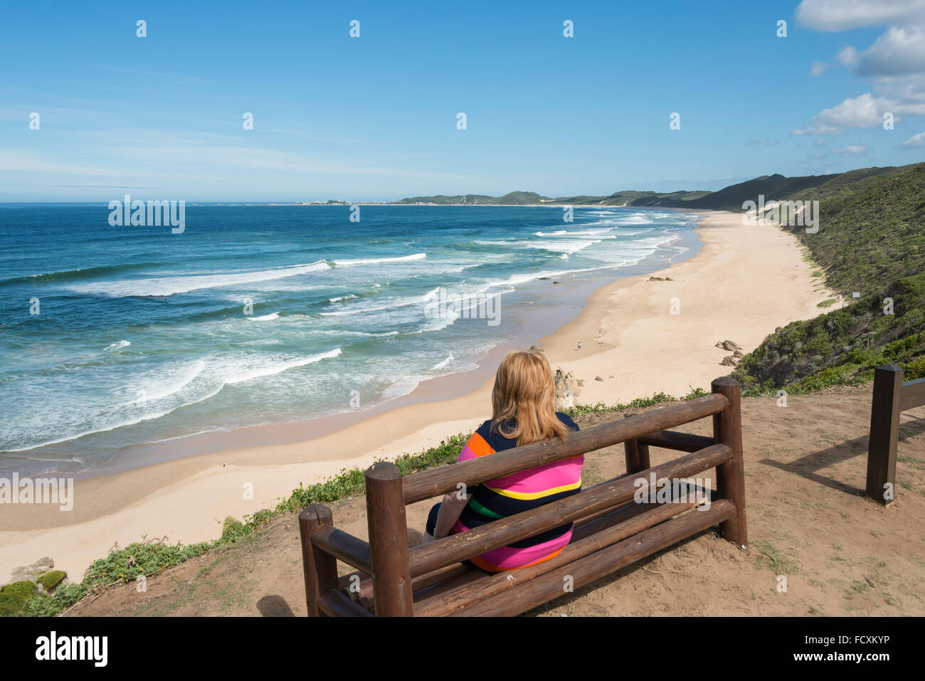 Coastal beach on Garden Route, BrentononSea, Eden District